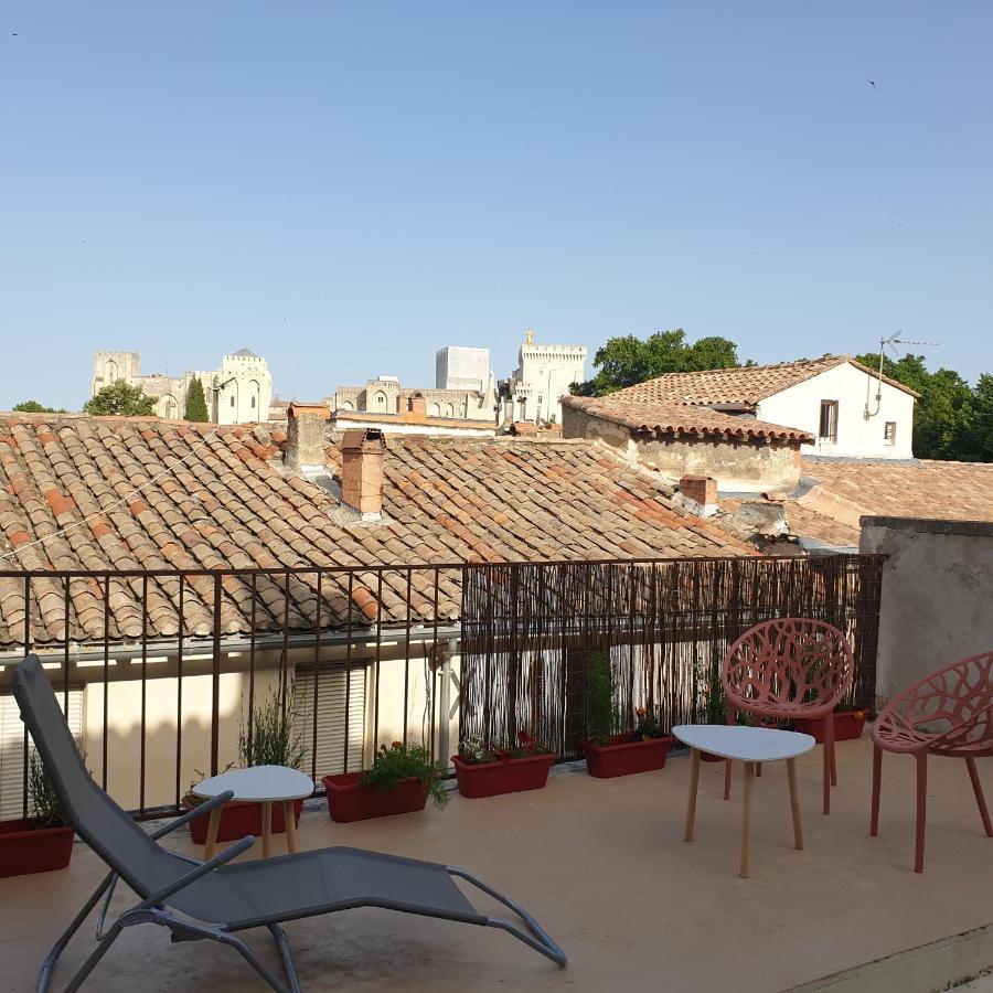 Maison Intra Muros, Terrasses Avec Vue Jaccuzzi Et Garage Avignon Buitenkant foto